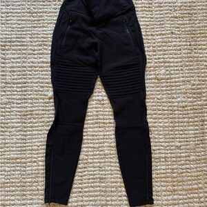 Athleta Headlands Hybrid Moto Tight Black 4
